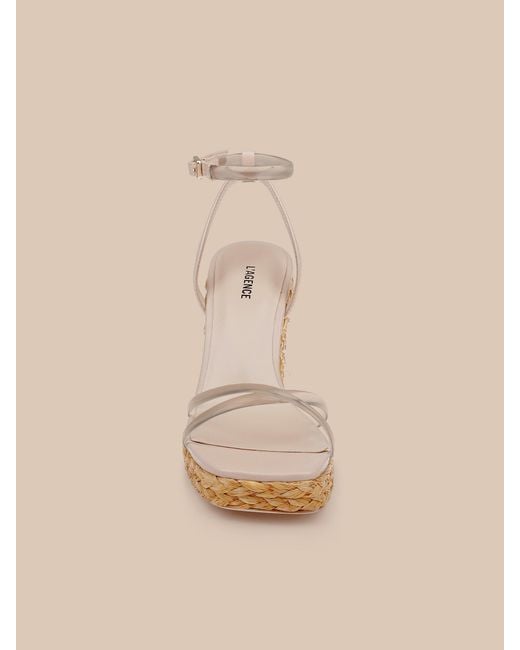 L'Agence White Malone Wedge Espadrille