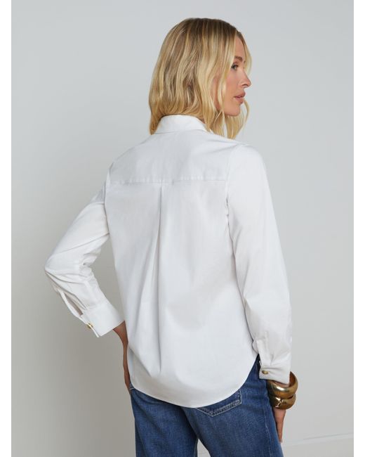 L'Agence White Ellery Shirt