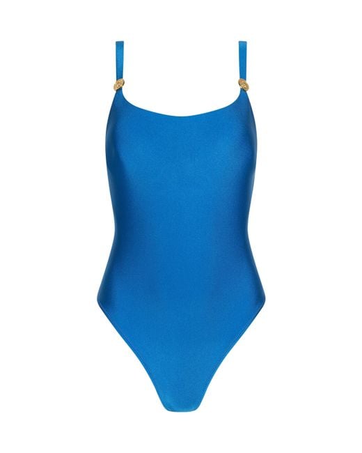 Maillot De Bain Une Pièce Remi, Bleu Capri L'Agence en coloris Blue