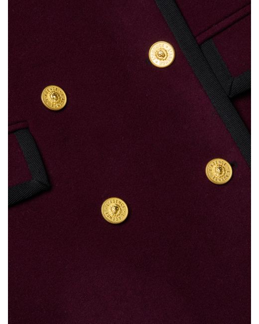 Manteau Long Irene, Bordeaux Foncé L'Agence en coloris Red