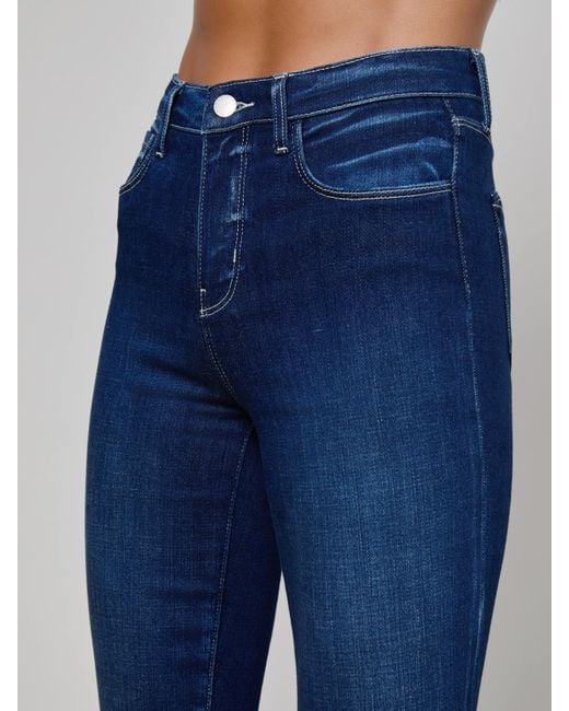 L'Agence Blue Ruth Straight-Leg Jean