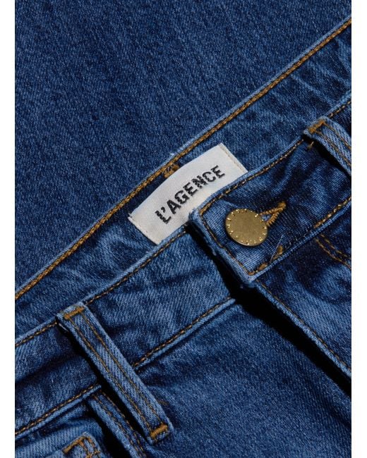 L'Agence Blue Ruth Straight-Leg Jean
