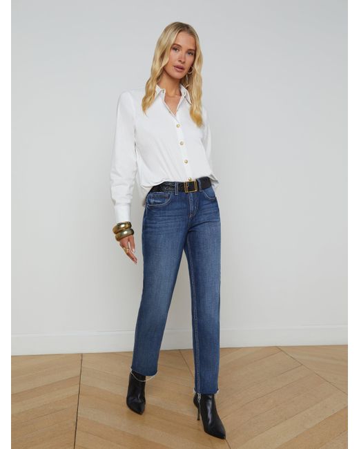 L'Agence White Ellery Shirt