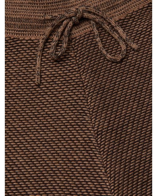 Pantalon En Maille Freya, Camel Chiné L'Agence en coloris Brown