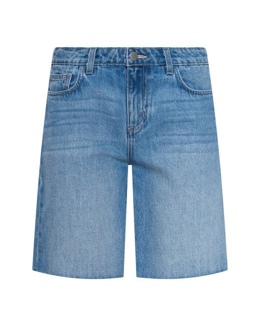 L'Agence Blue River Jean Bermuda Short