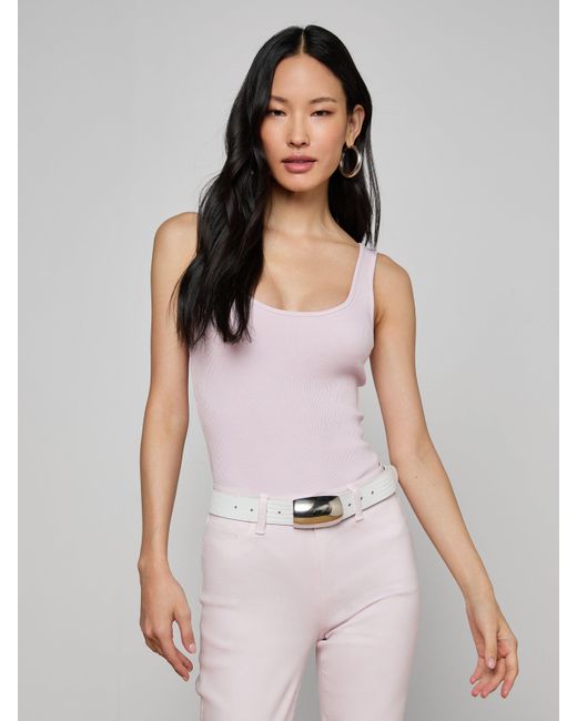L'Agence Multicolor Nica Scoopneck Bodysuit
