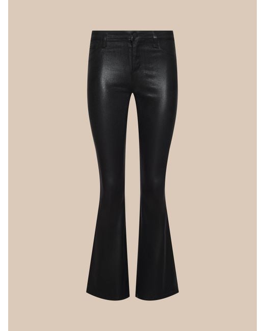 L'Agence Black Petite Marty Coated Jean