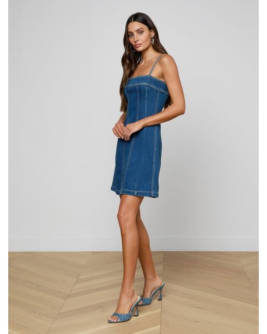 L'Agence Blue Lorda Dress