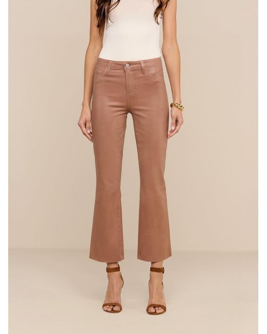 L'Agence Blue Petite Kendra Coated Jean