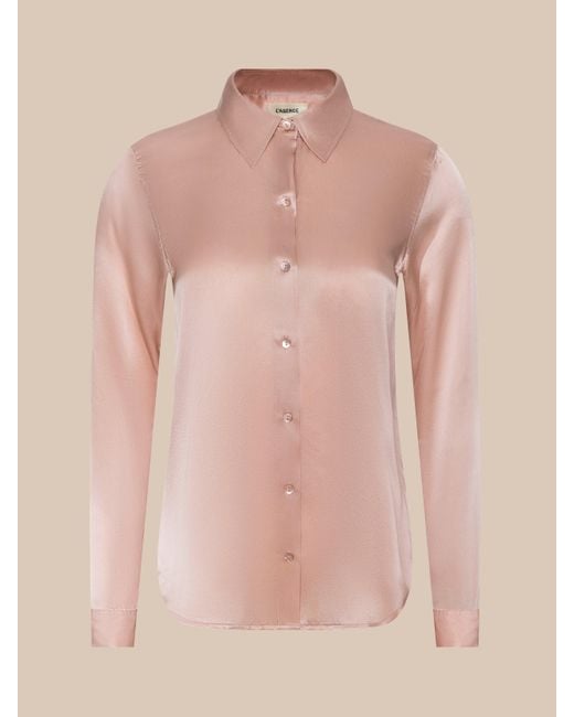 L'Agence Blue Tyler Silk Blouse Top