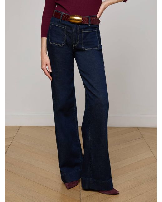 L'Agence Multicolor Nolan Patch Pocket Jean