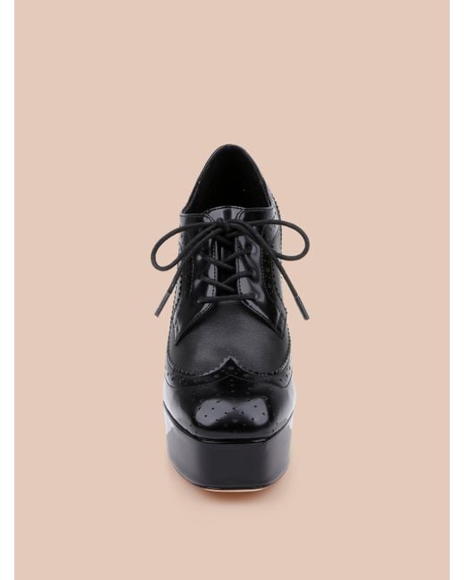 L'Agence Black Tania Oxford Pump