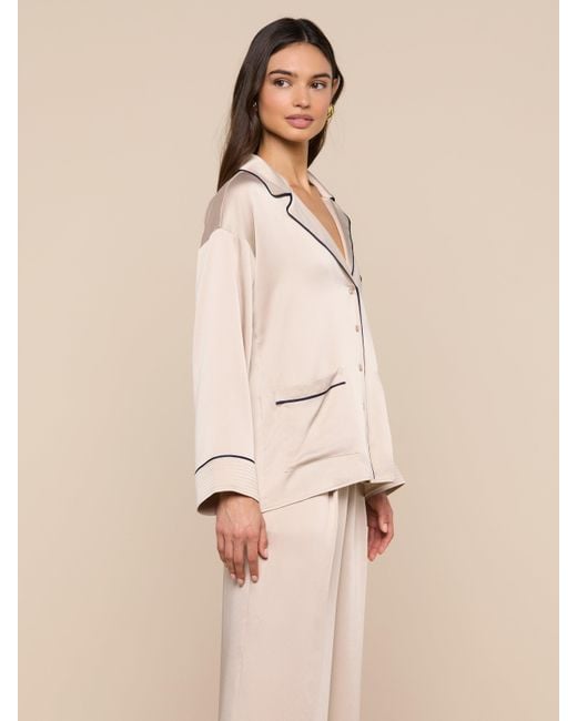 L'Agence Natural Mara Blouse Top