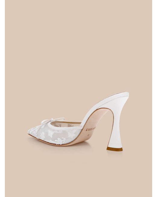 L'Agence White Prasad Mesh Mule