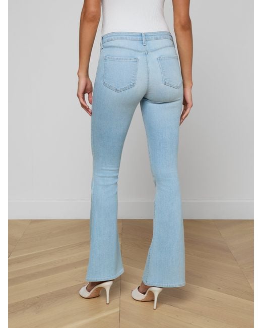 L'Agence Blue Taney Low-Rise Flare Jean
