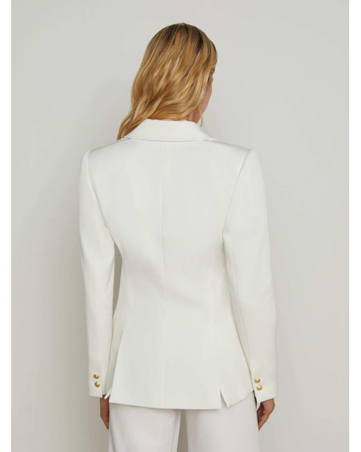L'Agence White Chamberlain Blazer