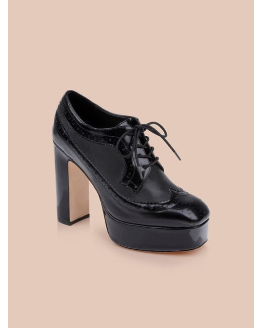 L'Agence Black Tania Oxford Pump