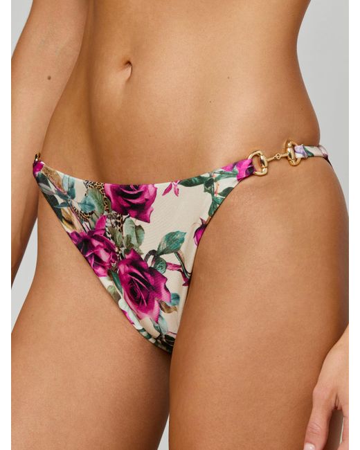 L'Agence White String Bikini Bottom