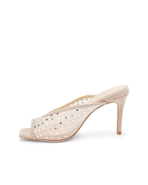 L'Agence White Germain Open Toe Mule