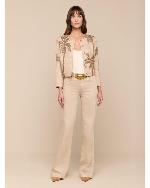 L'Agence Natural Lian Beaded Jacket