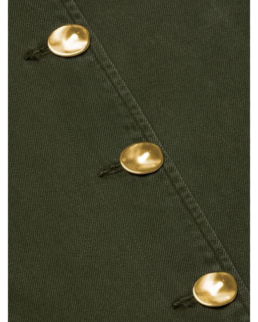L'Agence Blue Zavia Denim Trench Coat