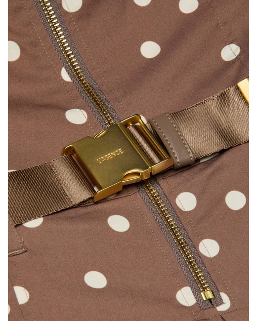 L'Agence Brown Kylo Shirt Dress