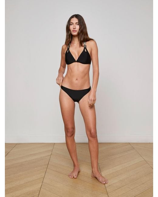 L'Agence Natural Annabelle Triangle Bikini Top