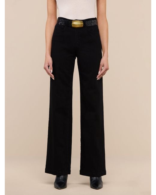 L'Agence White Scottie Wide-Leg Jean