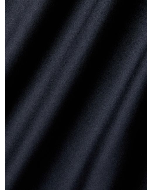 Robe De Soirée En Soie Et Dentelle Shayla, Bleu Nuit L'Agence en coloris Blue