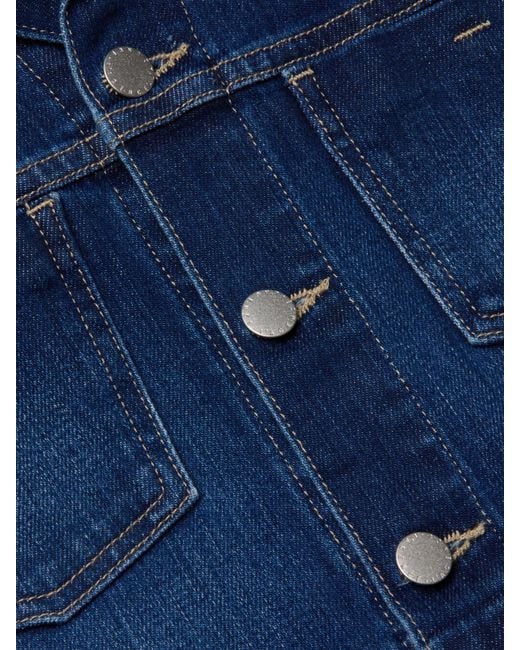 L'Agence Blue Janelle Jean Jacket