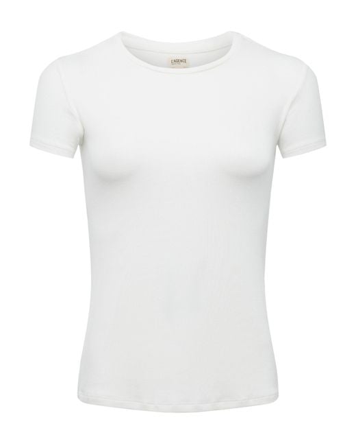 L'Agence White Ressi Fitted Tee