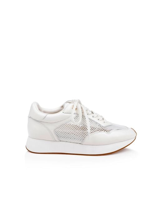 L'Agence White Deepa Platform Sneaker