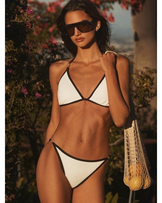 L'Agence Natural String Bikini Bottom