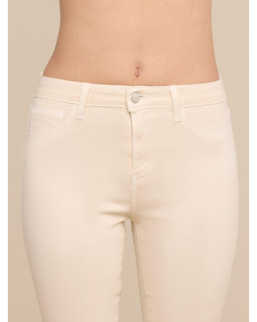 L'Agence White Selma Coated Bootcut Jean
