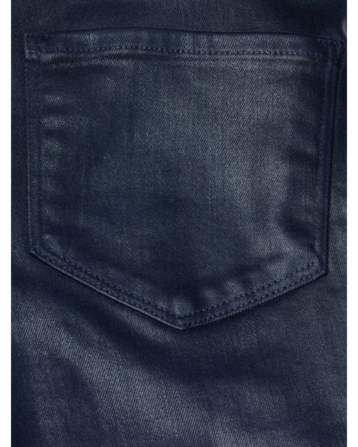 Jean Large En Denim Enduit Clayton, Enduit Bleu Nuit Profond L'Agence en coloris Blue