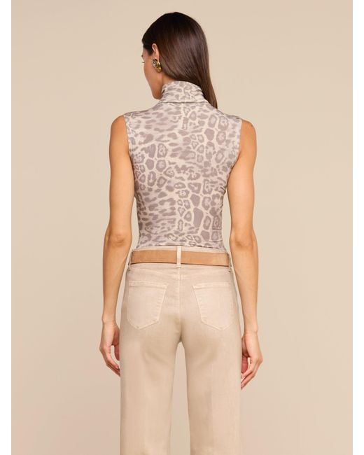 L'Agence Multicolor Ceci Sleeveless Turtleneck