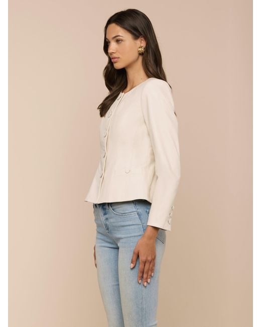 L'Agence Natural Mariella Leather Jacket