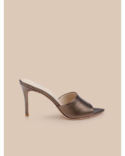 L'Agence Multicolor Lolita Leather Open-Toe Mule