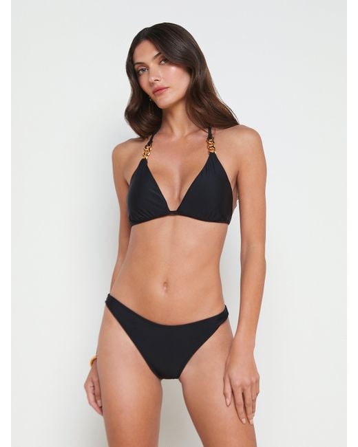 L'Agence White Jean Bikini Bottom