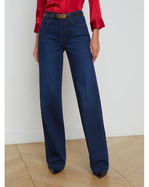 L'Agence Red Clayton Wide-Leg Jean