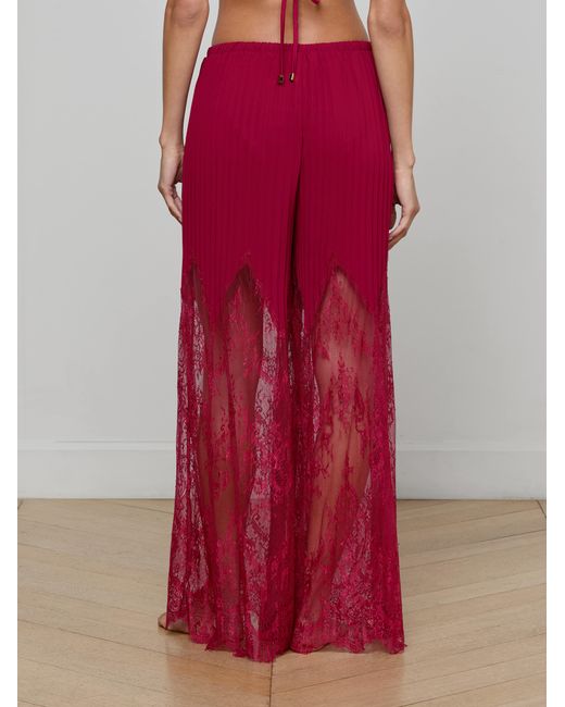 Pantalon De Plage Sharon, Bordeaux Profond L'Agence en coloris Red