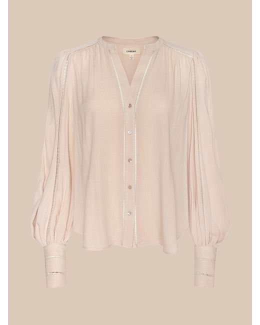 L'Agence Natural Kiera Blouse Top
