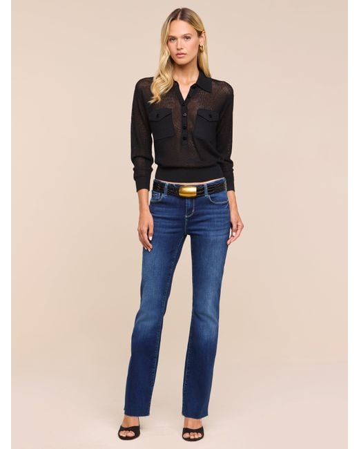 L'Agence Black Carine Top