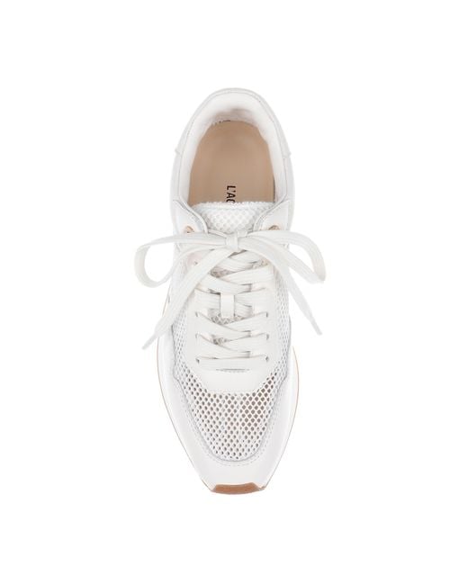 L'Agence White Deepa Platform Sneaker