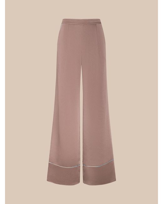 L'Agence Natural Tavia Satin Trouser