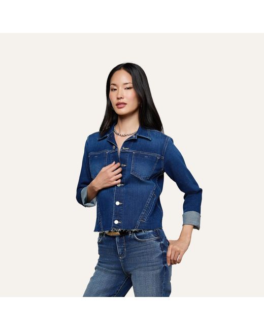 L'Agence Blue Janelle Jean Jacket