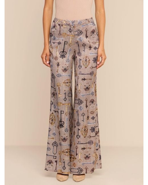 L'Agence Natural Pilar Wide-Leg Pants