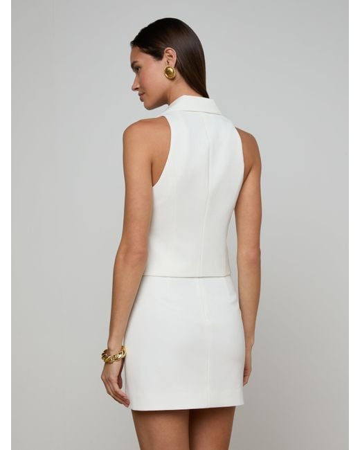 L'Agence White Tomi Vest