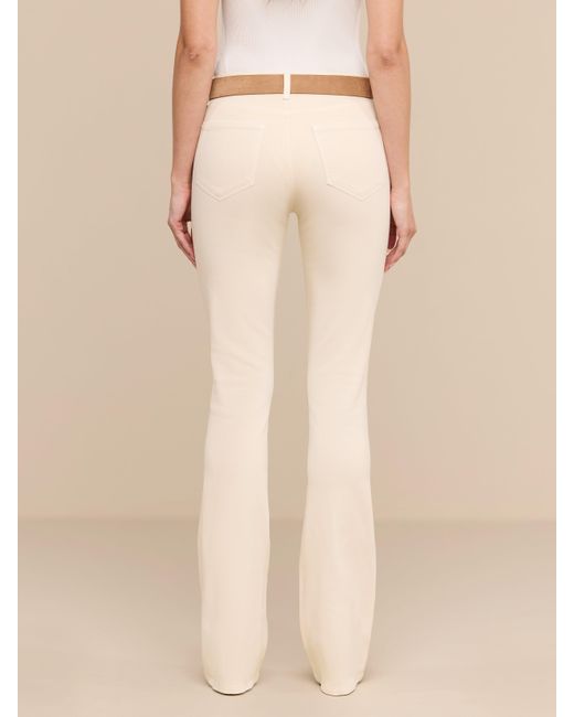 L'Agence White Selma Coated Bootcut Jean