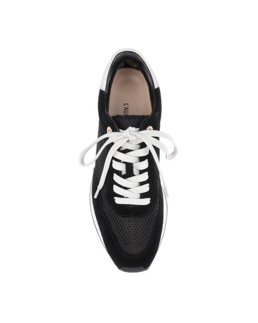L'Agence Black Deepa Platform Sneaker